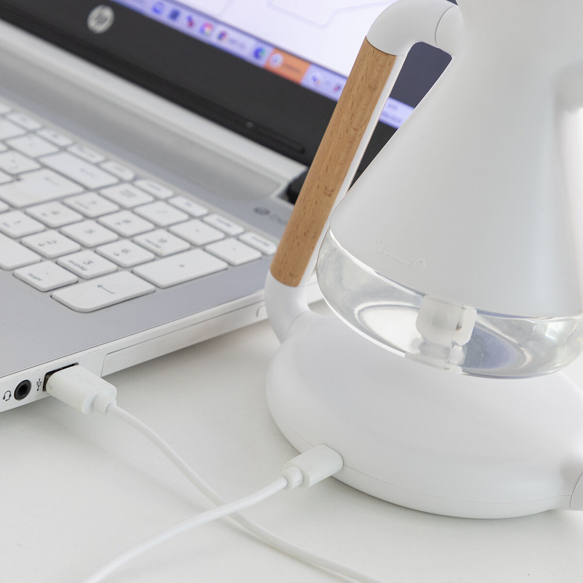 Umidificatore Diffusore per Ambienti e Caricabatterie Wireless 3 in 1 Misvolt InnovaGoods
